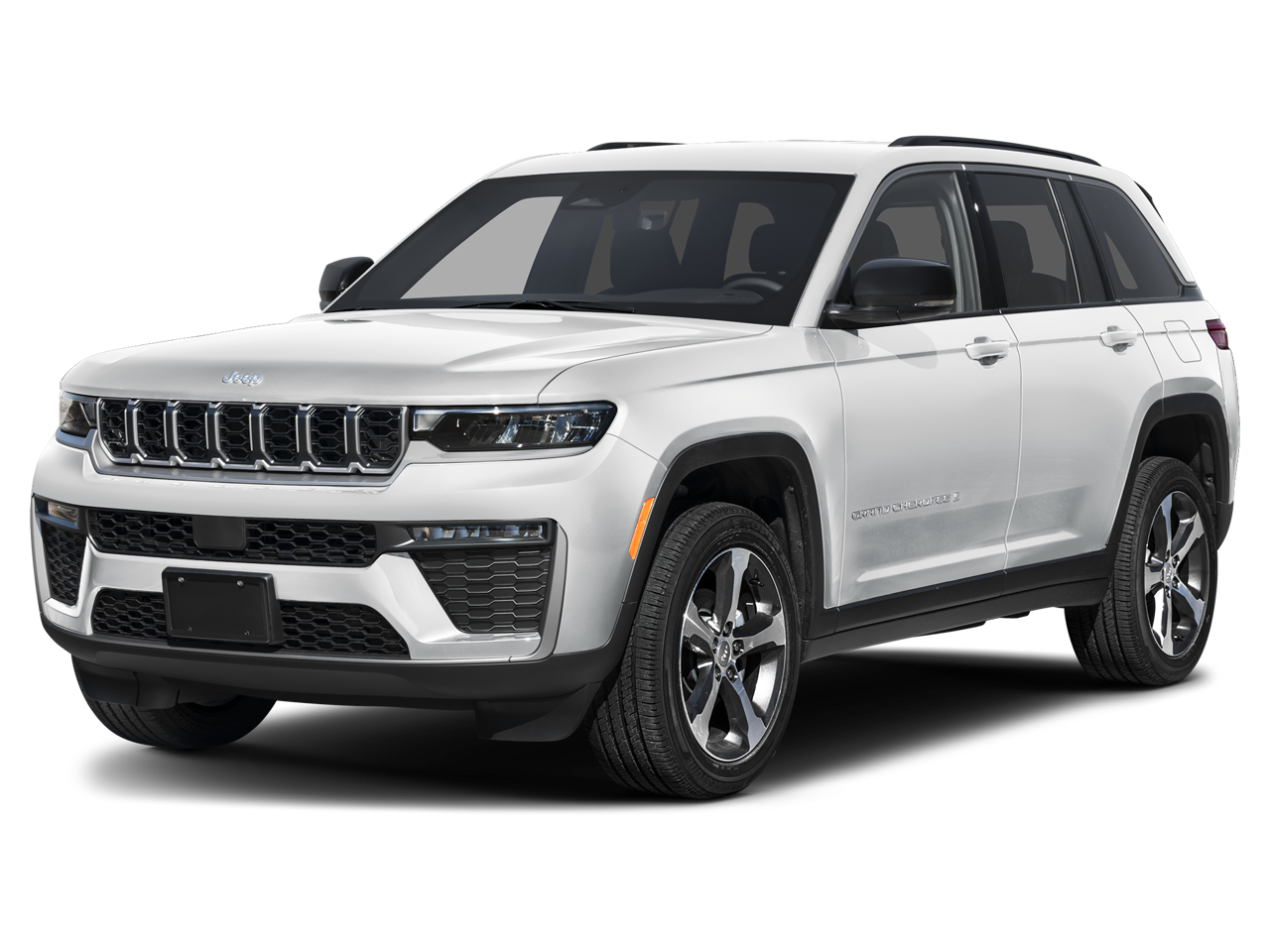 2026 Jeep Grand Cherokee Limited in Bright White Clearcoat — front three-quarter view