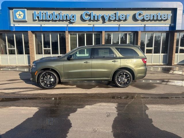 2026 Dodge Durango GT Plus in Green Machine — front three-quarter view