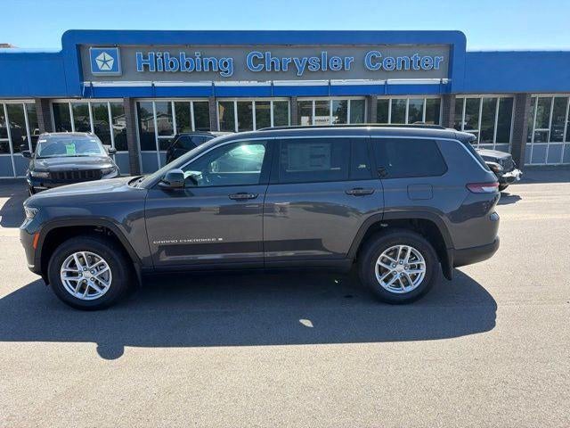 2026 Jeep Grand Cherokee Laredo in Baltic Gray Metallic Clearcoat — front three-quarter view