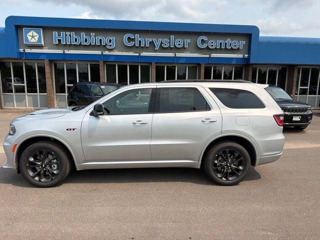 2026 Dodge Durango GT Plus HEMI V8 in Vapor Gray — front three-quarter view