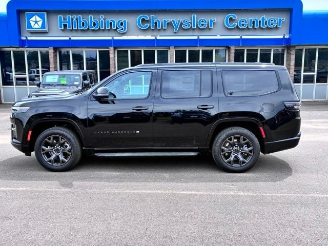 2026 Jeep Grand Wagoneer Limited Altitude in High Gloss Black — front three-quarter view