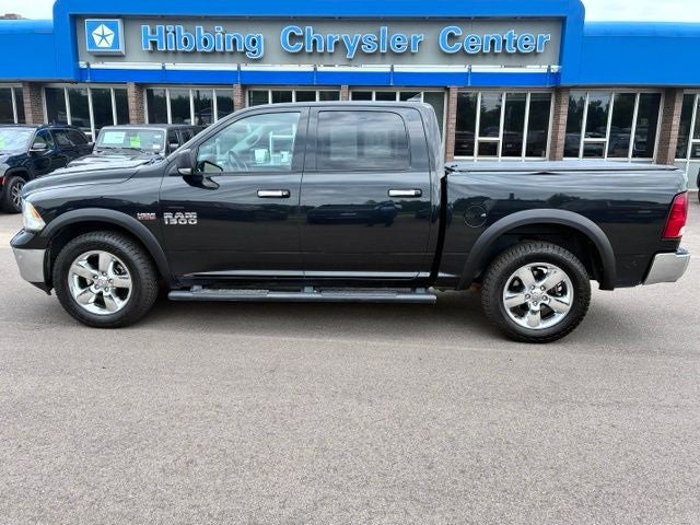 2018 RAM 1500 Big Horn in Brilliant Black Crystal Pearlcoat — front three-quarter view
