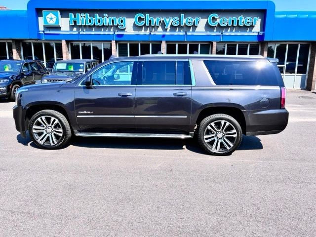 2017 GMC Yukon XL Denali in Iridium Metallic — front three-quarter view