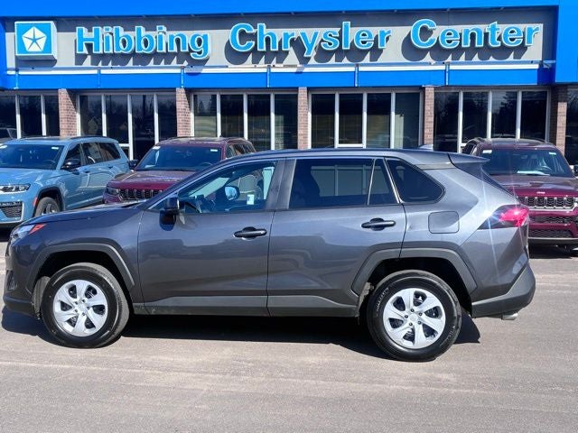 2024 Toyota RAV4 LE in Magnetic Gray Metallic — front three-quarter view