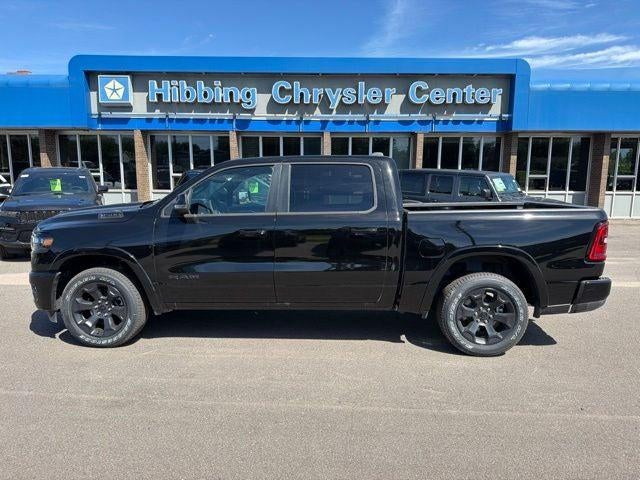 2026 RAM Ram 1500 Big Horn/Lone Star in Diamond Black Crystal Pearlcoat — front three-quarter view